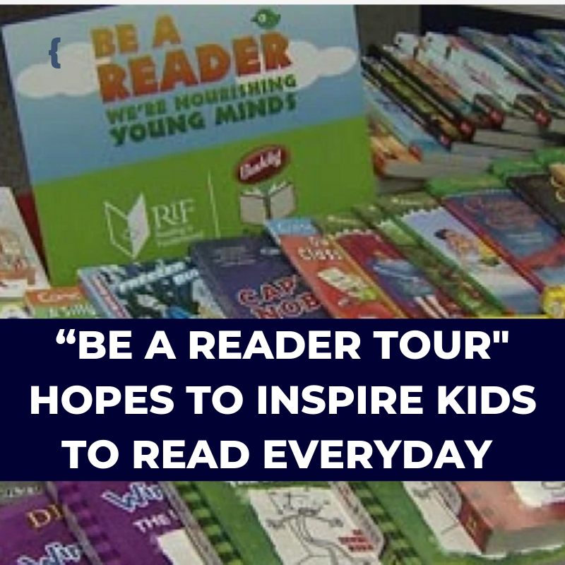 Books in Be a Reader Tour News report