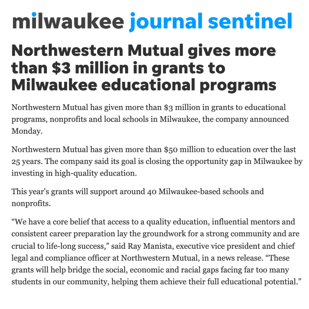 Milwaukee Academy of Science News & Updates