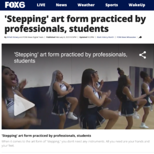 ‘Stepping’ art form practiced by professionals, students